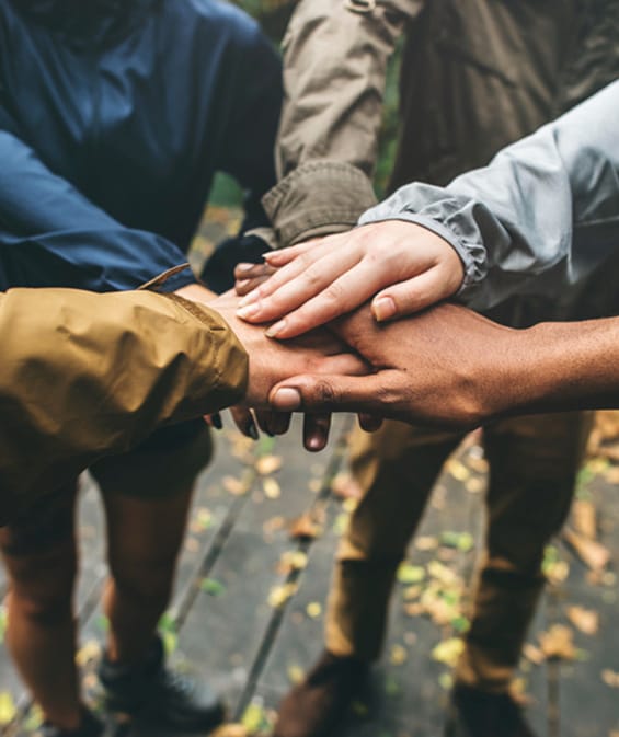 community support and unity outdoors